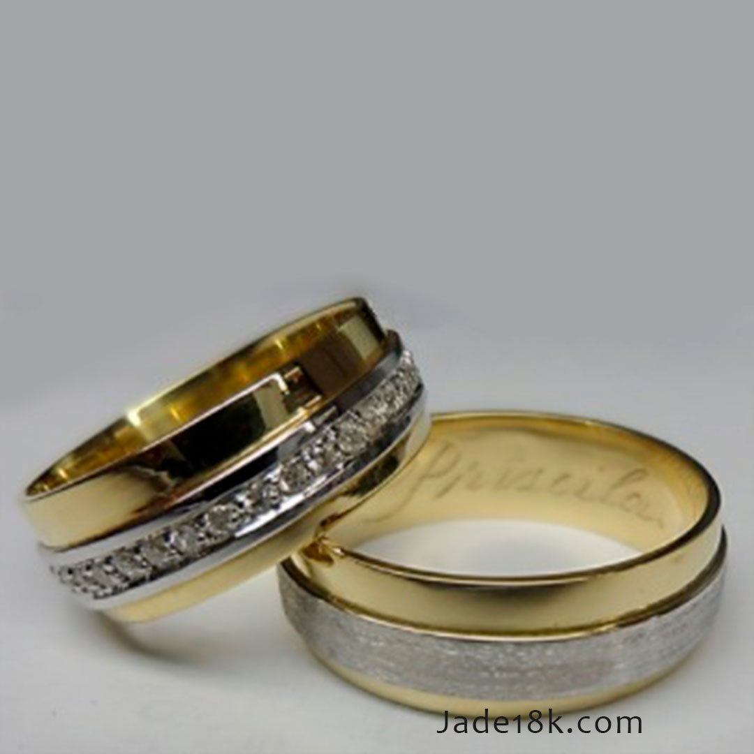 Alianzas aros de boda Siempre Juntos Oro de 18k