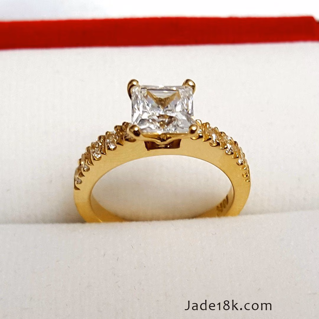 Anillo de Compromiso en oro18k