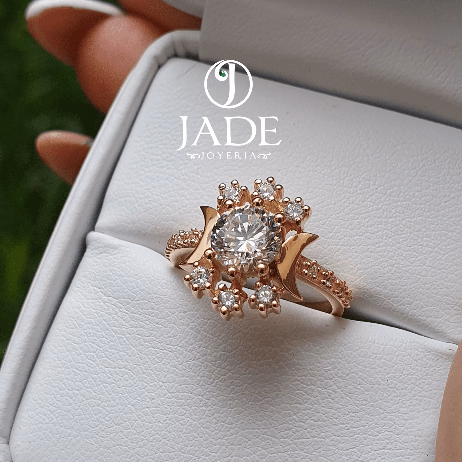 Anillo Luna en oro18k