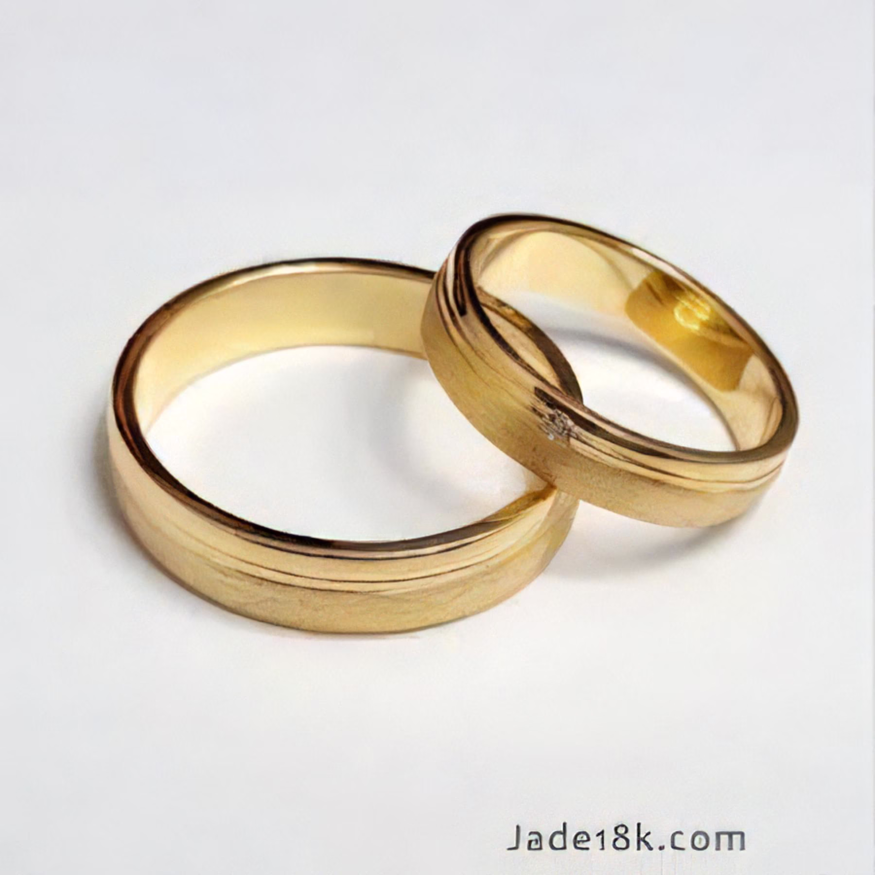 Alianzas aros de boda Únicos Oro de 18k