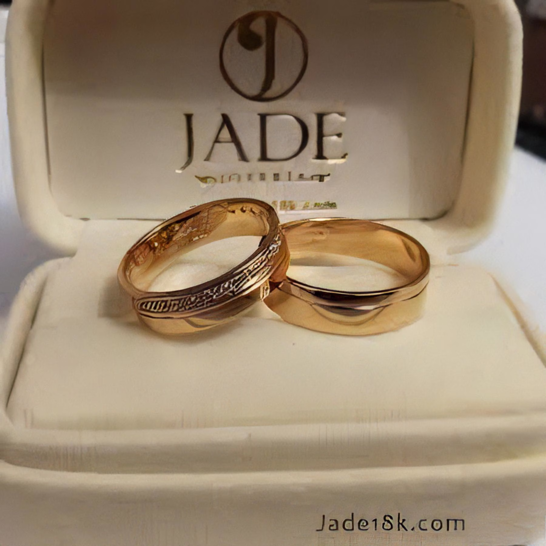 Alianzas Beauty en oro de 18 k
