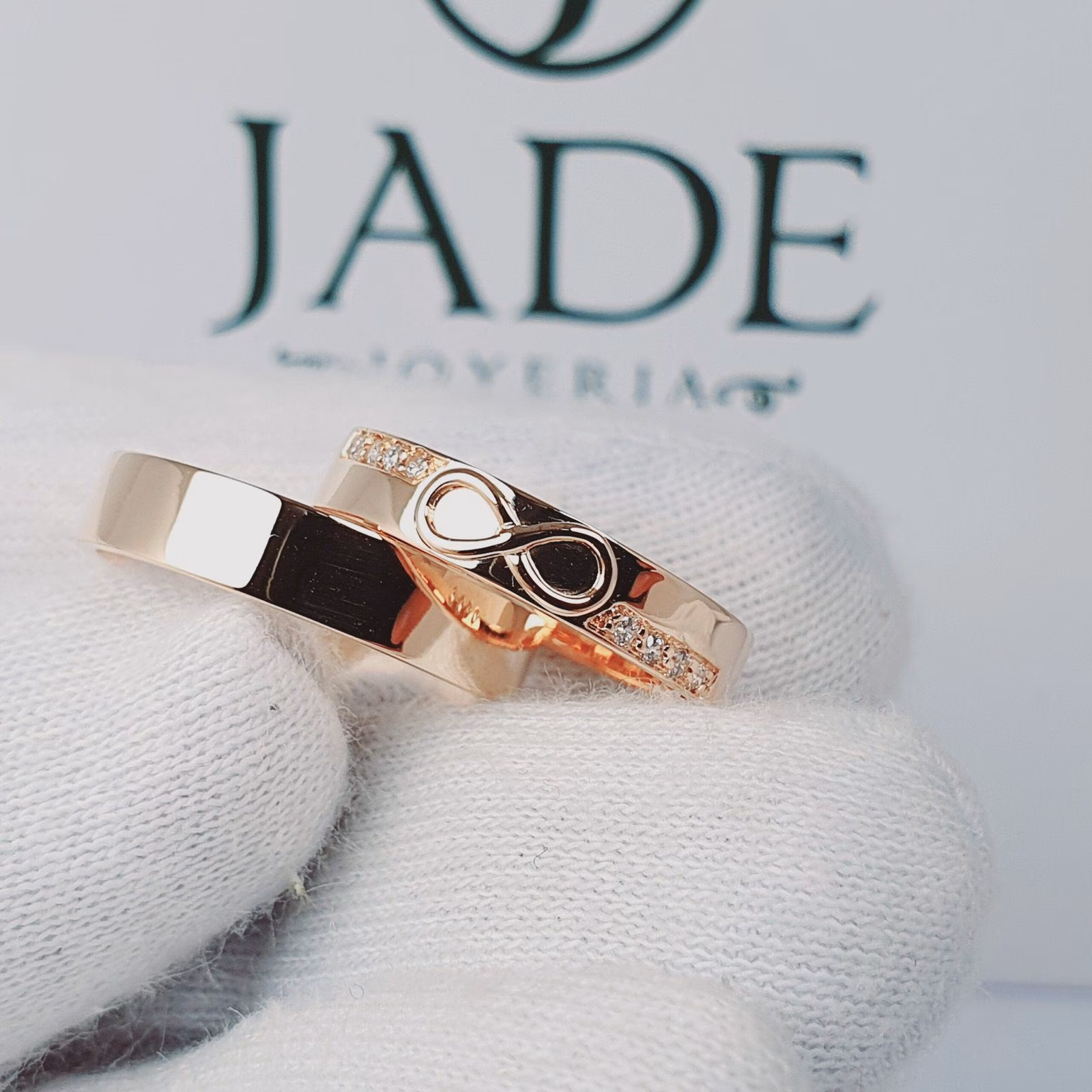 Alianzas Infinito aros de boda 18k
