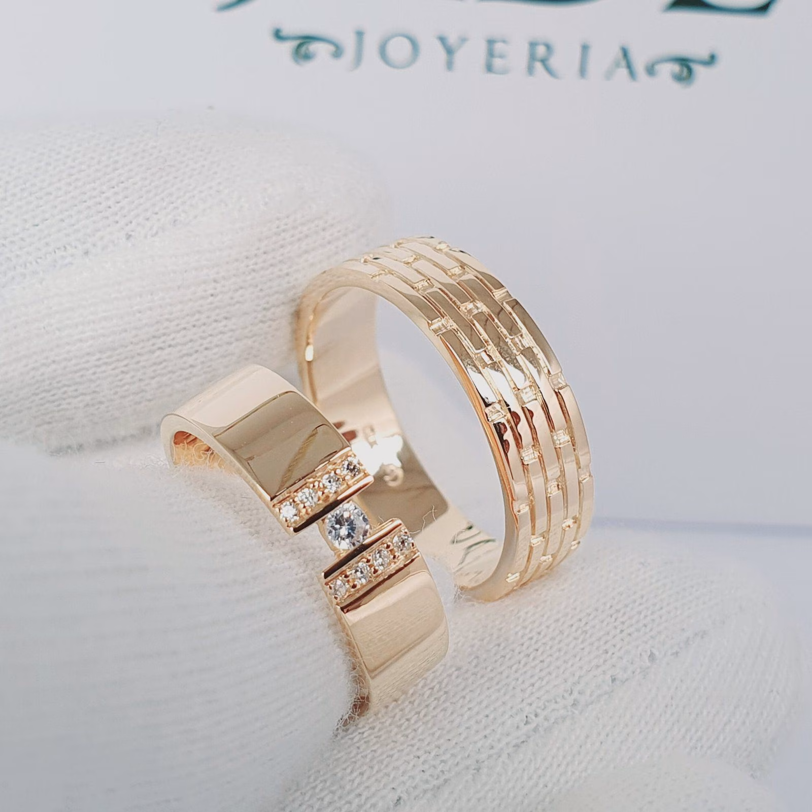 Alianzas para boda oro 18k